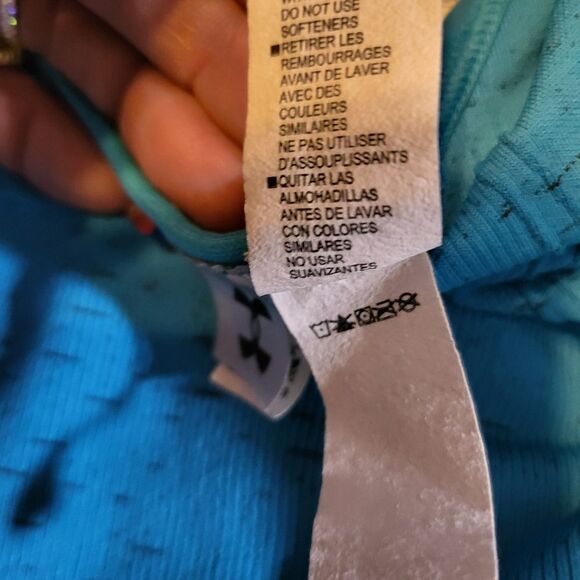 UNDER Armour turquoise bralette sz large - Picture 6 of 6